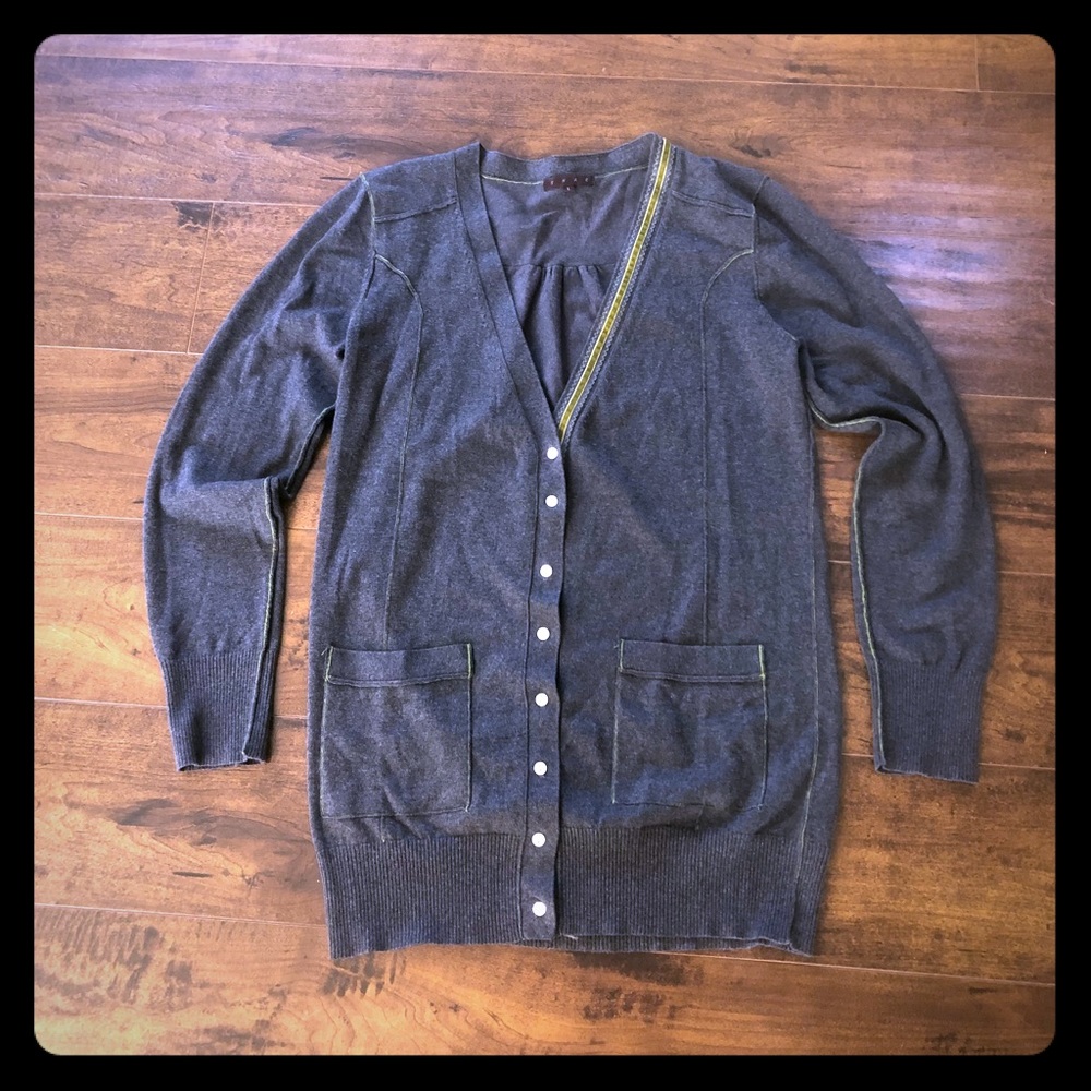 Shae Anthropologie Ribbon Detail Cardigan